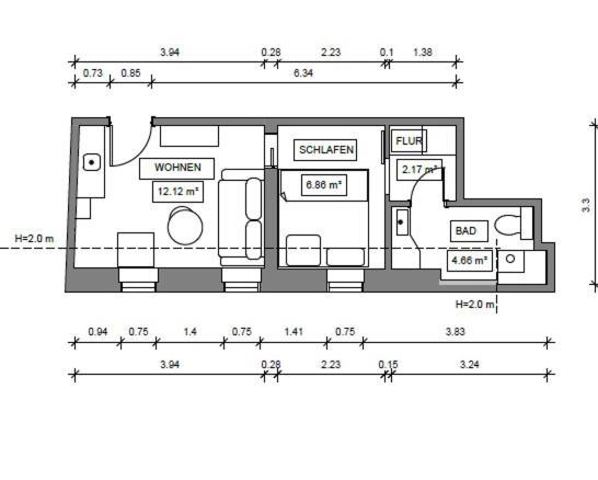 Haus Bielefeld Ferienwohnung 33A Нордернай Екстер'єр фото